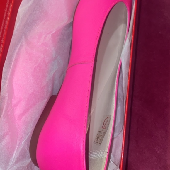 Papanatas size 35 pink neon pointed flat - Picture 2 of 2